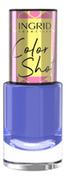 Lakiery do paznokci - INGRID Color Shot Nail Polish lakier do paznokci 02 Blue Iris 7ml - miniaturka - grafika 1