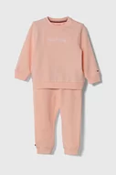 Komplety dla niemowląt - Tommy Hilfiger dres niemowlęcy kolor różowy - miniaturka - grafika 1