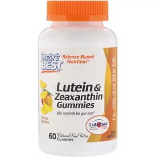 Doctor's Best Lutein & Zeaxanthin Gummies (60 żelek) - Suplementy naturalne - miniaturka - grafika 2