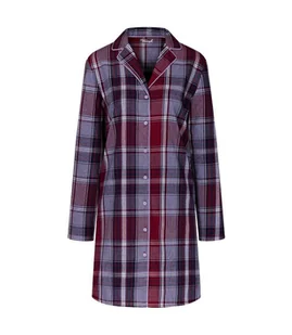 Triumph koszula nocna rozpinana z długim rękawem Boyfriend NDW X Checks-40 - Bielizna nocna - miniaturka - grafika 1