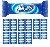 Batoniki - Milky Way Baton z mlecznym białym nadzieniem oblany czekoladą 21,5 g x 56 sztuk - miniaturka - grafika 1