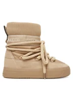 Śniegowce damskie - Tommy Hilfiger Śniegowce Tommytech Logotape Snowboot Warm FW0FW08998 Beżowy - miniaturka - grafika 1