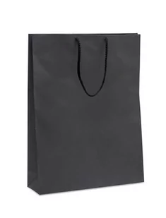 Torba prezentowa, Prestige, czarna, 30x10x40 cm - Opakowania i torebki na prezenty - miniaturka - grafika 1