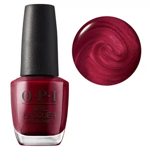 OPI Nail Lacquer, klasyczny lakier do paznokci, Bogota Blackberry NLF52, bordowy, 15ml - Lakiery hybrydowe - miniaturka - grafika 1