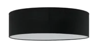Lampy sufitowe - Inne Plafon LAMPA sufitowa IGLO 654/40 CZA Inne okrągła OPRAWA abażurowa czarna 654/40 CZA - miniaturka - grafika 1