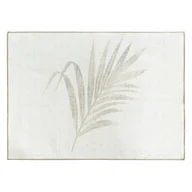 Obrusy i serwetki - Obrus serweta 32x45 Ines podkładka beżowy z nadrukiem liści komplet 4 szt - miniaturka - grafika 1