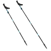 Kije trekkingowe - Kijki trekkingowe NILS TK8604 (38.5 - 135 cm) Czarno-niebieski - miniaturka - grafika 1