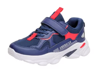 Buty sportowe męskie - American Club Sportowe buty dziecięce AMERICAN RL04/21 NV - - grafika 1