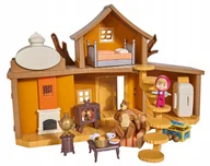 Figurki dla dzieci - Simba Masza i Niedźwiedź Dwupoziomowy Dom Miszy LKE-9301032 - miniaturka - grafika 1