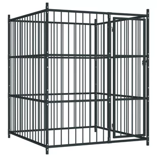 vidaXL Kojec dla psa 150 x 150 x 185 cm 145761 - Budy dla psów - miniaturka - grafika 1