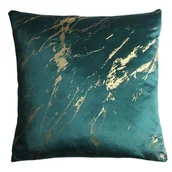 Poszewki na poduszki - Poszewka STORM 45 x 45 cm zielono-złoty - miniaturka - grafika 1