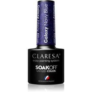 Claresa Lakier Hybrydowy hybryda Galaxy Navy Blue - Lakiery hybrydowe - miniaturka - grafika 1