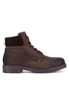 U.S. Polo Assn. Trapery YUMI002M/DL1 Brązowy - Botki męskie - miniaturka - grafika 1