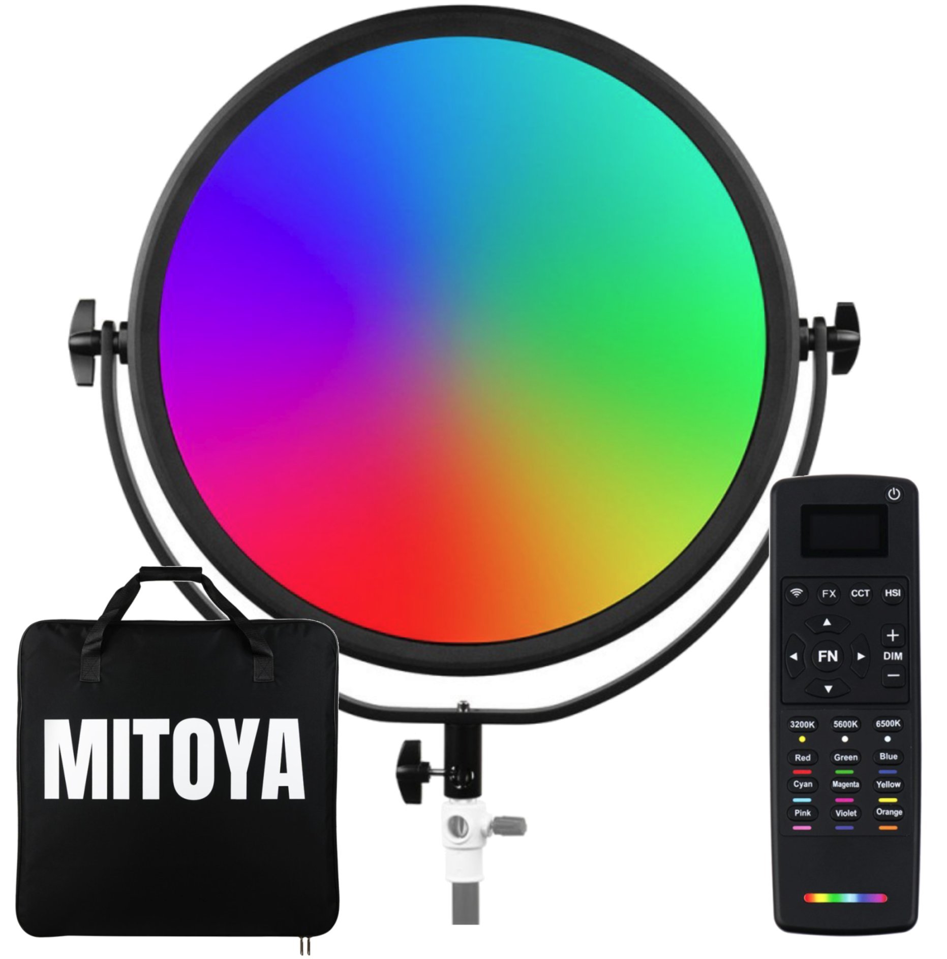Lampa studyjna Multiblitz MITOYA MTYSUN70RGB Lampa Soft LED Ultra Slim 70W 2500-8500K + RGB