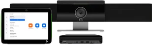 POLY Pakiet Studio do sal średniej wielkości, przeznaczony do współpracy z aplikacją Zoom Rooms: Kamera z głośnikiem soundbar Studio USB i komputerem HP z TC10 (ABB) - Sprzęt konferencyjny i radiowęzłowy - miniaturka - grafika 1