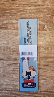 zakładki papierowe kocham lamy - Zakładki do książek - miniaturka - grafika 1