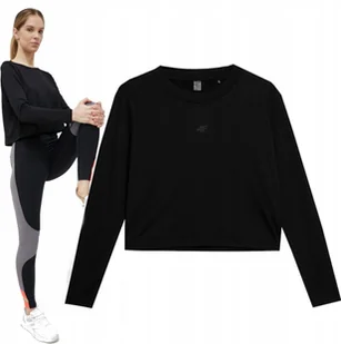 KOSZULKA LONGSLEEVE NA TRENING 4F FLOF075 20S XL - Bluzki damskie - miniaturka - grafika 1