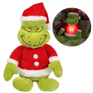 Grinch Duży pluszak/maskotka świąteczna, świecąca 50 cm - Figurki dla dzieci - miniaturka - grafika 1
