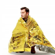 Sprzęt ratunkowy - Abena Koc termiczny, koc ratunkowy, folia termiczna Abena 210 x 160 cm - miniaturka - grafika 1