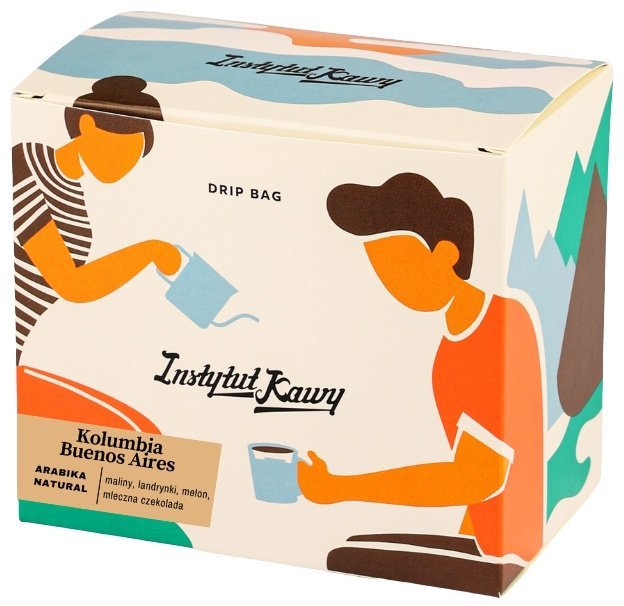 Kawa mielona Instytut Kawy Drip Bag Kolumbia Buenos Aires 5+1