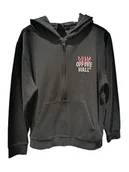 Bluzy dla dziewczynek - Bluza Dziecięca(8-14lat) VANS Metal Wall Black VN000PX3BLK1 L - miniaturka - grafika 1