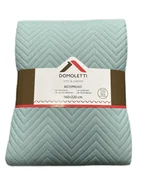 Pościel - Pościel Domoletti, niebiesko-zielona, 220 cm x 220 cm - miniaturka - grafika 1