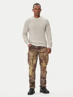 Spodnie męskie - G-Star Raw Spodnie materiałowe Rovic Zip 3D D02190-E081 Zielony Tapered Fit - miniaturka - grafika 1