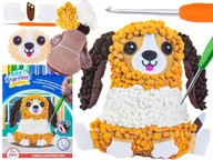 Prace ręczne dla dzieci - DLA NAJMŁODSZYCH ZESTAW WYSZYWANKA,PIESEK - miniaturka - grafika 1