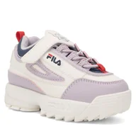 Buty dla dziewczynek - Sneakersy Fila Wb Disruptor FFK0092 13159 Écru - miniaturka - grafika 1