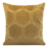 Poszewki na poduszki - Euro Firany Poszewka Eurofirany Velvet BLINK12 Miodowy 45x45 1216919 - miniaturka - grafika 1