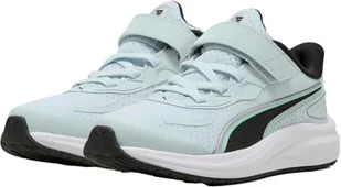 PUMA Unisex Skyrocket 2 Ac+ Ps Sneaker dziecięce, Szklanka morska PUMA czarna prędkość niebieska mięta topi się, 30 EU - Koszulki i topy damskie - miniaturka - grafika 1