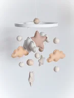 Karuzele dla niemowląt - Mini karuzelka - beże - miniaturka - grafika 1