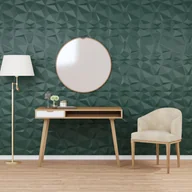 Dekoracje domu - vidaXL Panele ścienne, 24 szt., zielone, 50x50 cm, EPS, 6 m², diament - miniaturka - grafika 1
