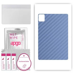 folia naklejka skórka strukturalna na TYŁ do Blackview Tab 70 WiFi - Carbon Granatowy - apgo SKINS - Akcesoria do tabletów i e-booków - miniaturka - grafika 1