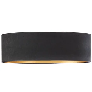 Czarno-złota lampa sufitowa MEDINA VELUR fi - 80 cm - Lampy sufitowe - miniaturka - grafika 1