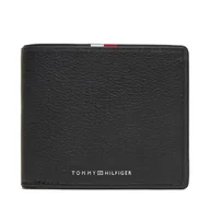 Portfele - Duży Portfel Męski Tommy Hilfiger Th Corp Cc Flap & Coin AM0AM13741 Czarny - miniaturka - grafika 1