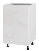 Meble kuchenne - Alba Szafka Dolna Lewa D-50 Biały Połysk - miniaturka - grafika 1