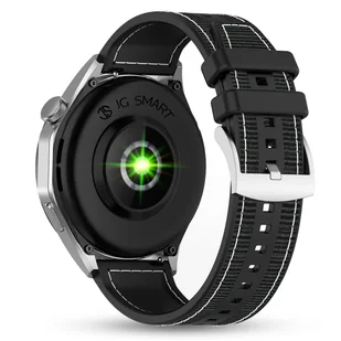 PASEK NYLONOWY 22mm - CZARNY - Akcesoria do smartwatchy - miniaturka - grafika 1