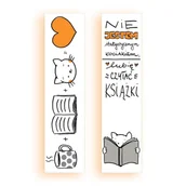 Zakładki do książek - Zak. karton. - Nie jestem statystycznym kociakiem - gadżet - miniaturka - grafika 1