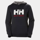 Bluzy damskie - Bluza Helly Hansen W HH Logo Hoodie granatowa - M - miniaturka - grafika 1
