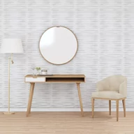 Dekoracje domu - vidaXL Panele ścienne, 12 szt., białe, 50x50 cm, EPS, 3 m², kamień - miniaturka - grafika 1