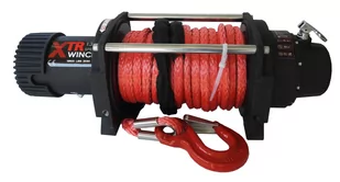 Wyciągarka XTR 13500lbs [6130kg] SPEED z liną syntetyczną 12V (lina: 9,5mm szara dyneema 27m 9800kg +hak zdejmowany) 81880008 - Wciągarki - miniaturka - grafika 4