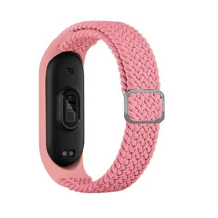 Beline pasek Mi Band 5/6 Textile pink/róż - Akcesoria do smartwatchy - miniaturka - grafika 2