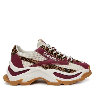 Sneakersy Steve Madden Zoomz-L SM11003503 Bordowy - Sneakersy damskie - miniaturka - grafika 1