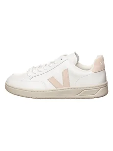 Veja Skórzane sneakersy "V 12" w kolorze biało-beżowym - Trampki damskie - miniaturka - grafika 1