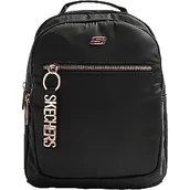 Plecaki - Skechers Czarny plecak - Damskie - Kolor: Czarne - miniaturka - grafika 1