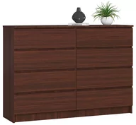 Komody - Akord FABRYKA MEBLI KOMODA K 140cm 3 DRZWI 3 SZUFLADY WENGE OP0LKOMVEN012 - miniaturka - grafika 1