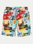 Spodenki damskie - Guess Szorty sportowe L4GD11 KA6R3 Kolorowy Regular Fit - miniaturka - grafika 1