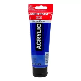 Talens Amsterdam, farba akrylowa, 120 ml, Niebieski ftalowy - Przybory szkolne - miniaturka - grafika 1