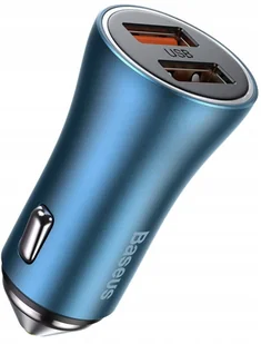 Baseus Baseus Golden Contactor Pro | Ładowarka samochodowa 2x USB Huawei FCP Quick Charge 3.0 Samsung AFC 40W TZCCJD-A0G - Ładowarki samochodowe - miniaturka - grafika 32